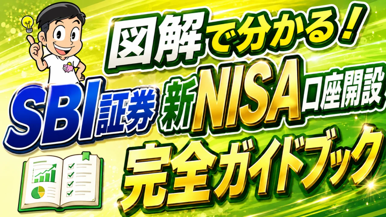 図解で分かる！ SBI証券 新NISA口座開設 完全ガイドブック