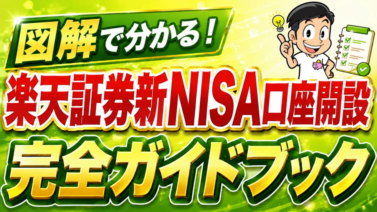 図解で分かる！ 楽天証券 新NISA口座開設 完全ガイドブック