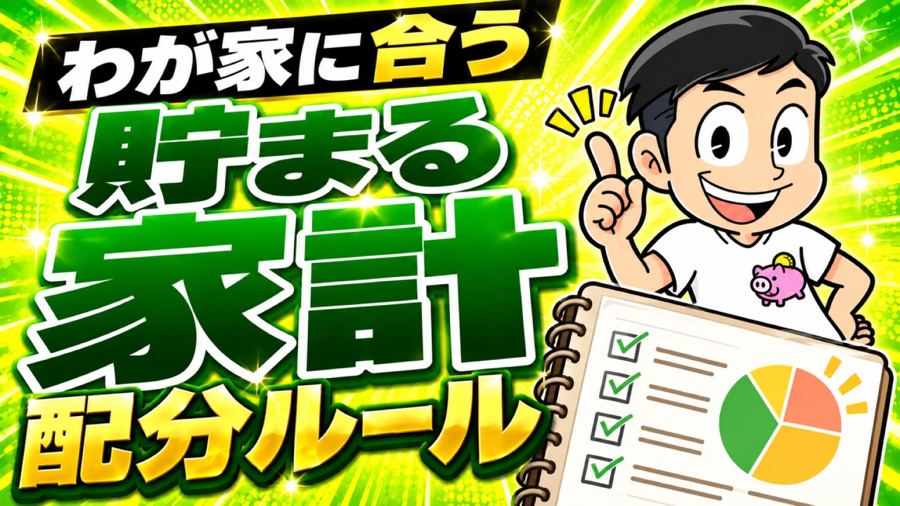 貯まる家計の配分ルール