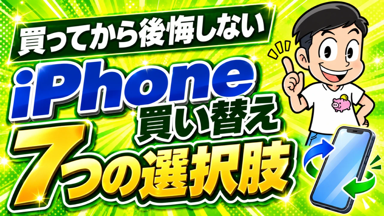 iPhoneの買い替えで損しない 7つの選択肢