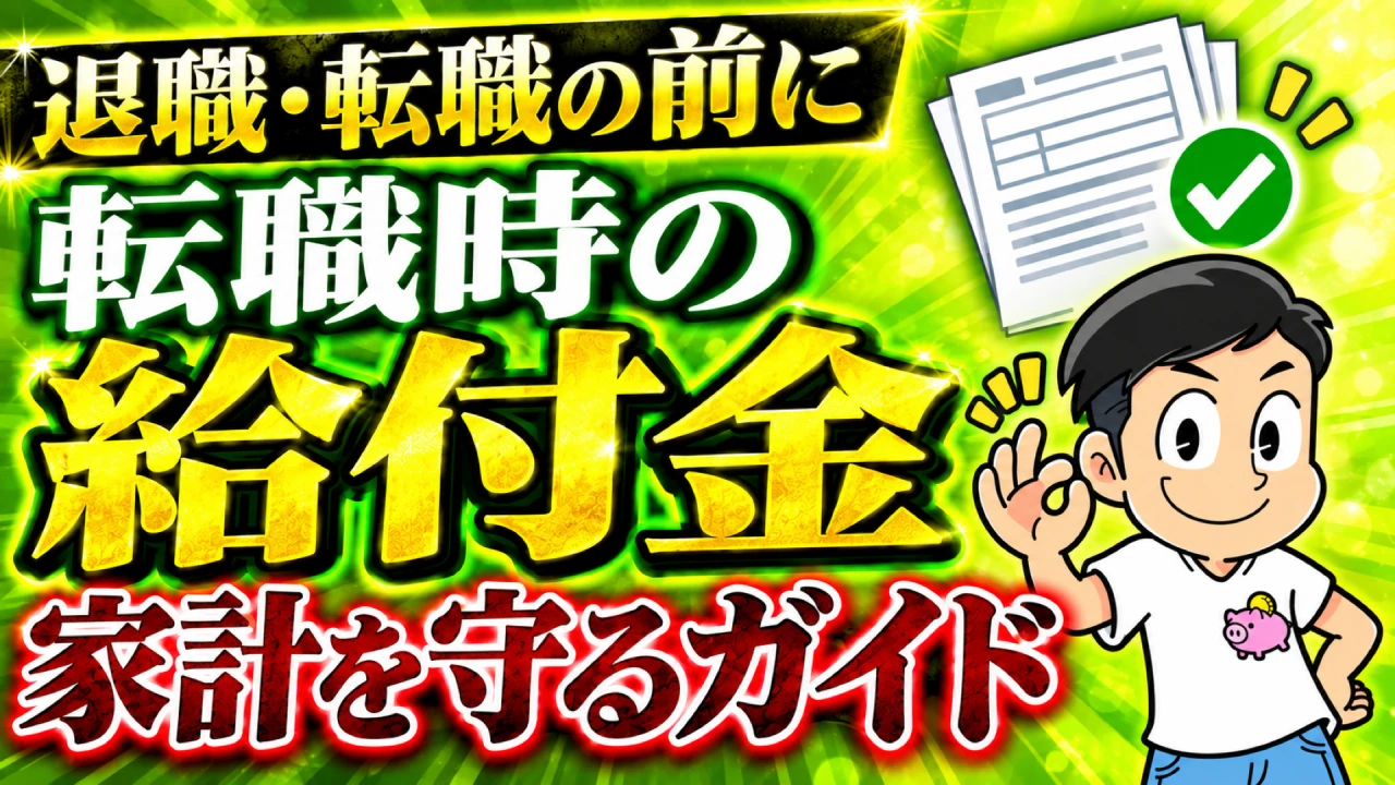 転職前に知りたい　家計を守る給付金ガイド