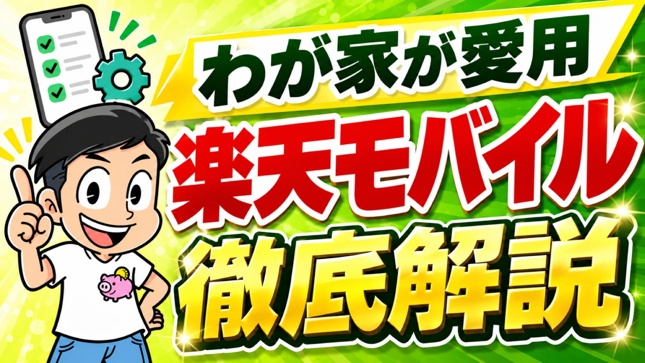 我が家が愛用している楽天モバイル徹底解説